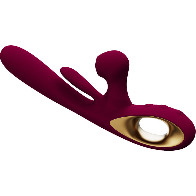 Vibrator Impact Swing &amp; Doppelstimulator Modell 1 Burgund