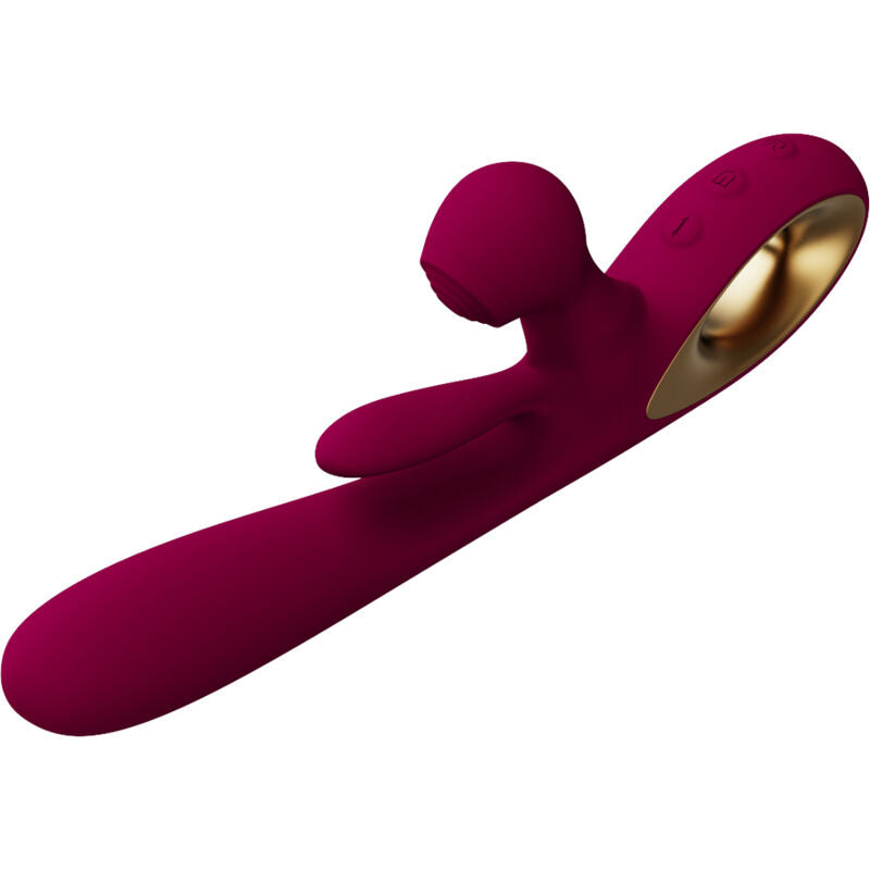 Vibrator Impact Swing &amp; Doppelstimulator Modell 1 Burgund