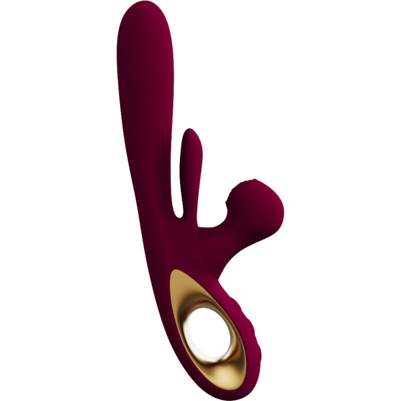 Vibrator Impact Swing &amp; Doppelstimulator Modell 1 Burgund