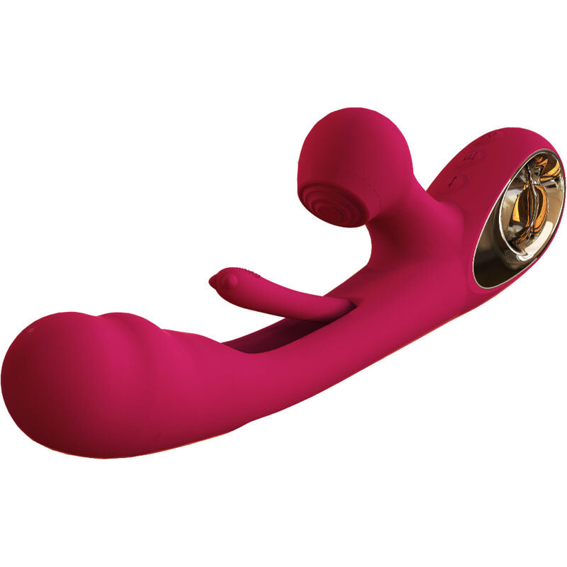 Vibrator Impact Swing &amp; Doppelstimulator Modell 2 Burgund