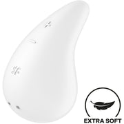 Dew Drop Auflegevibrator weiß