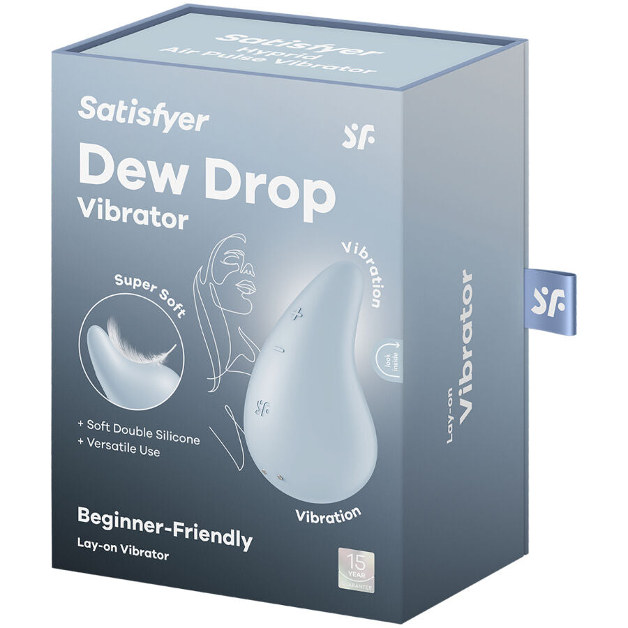 Dew Drop Auflegevibrator weiß