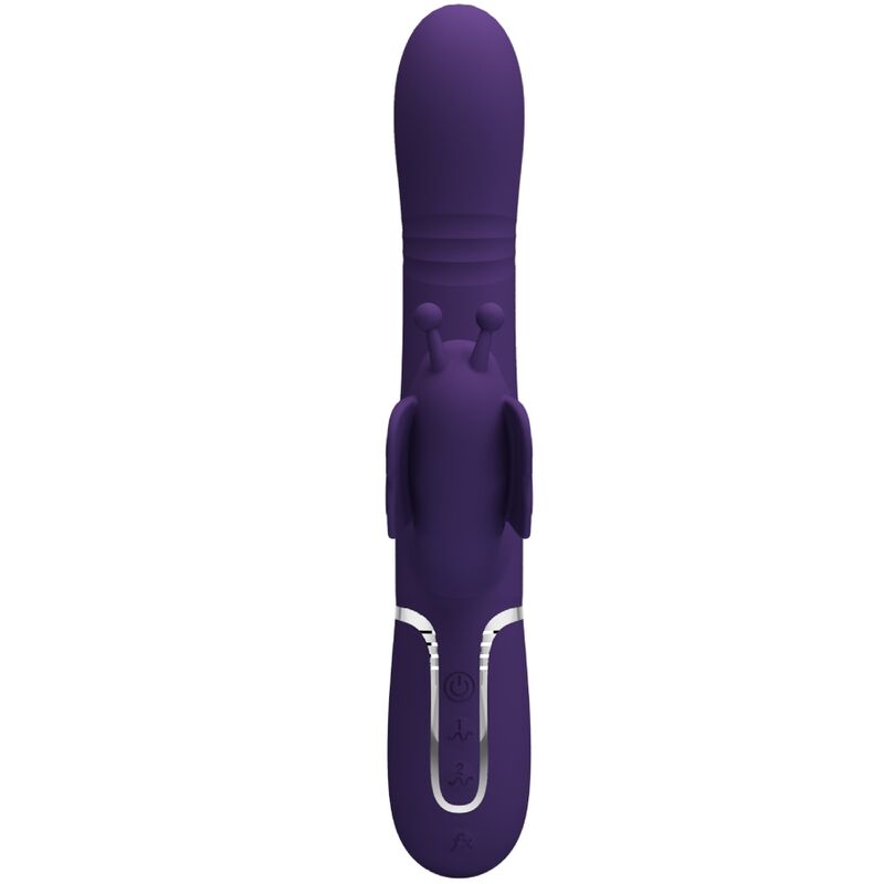 4-in-1-Multifunktionsvibrator „Purple Butterfly Rabbit“