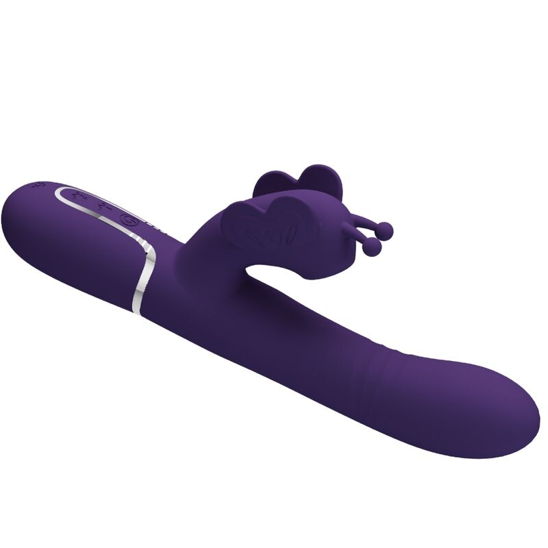 4-in-1-Multifunktionsvibrator „Purple Butterfly Rabbit“