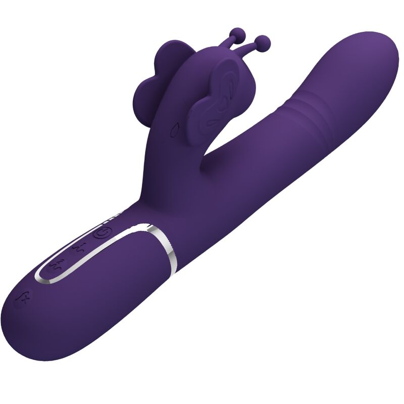 4-in-1-Multifunktionsvibrator „Purple Butterfly Rabbit“