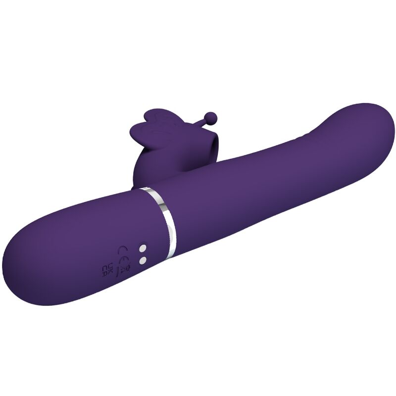 4-in-1-Multifunktionsvibrator „Purple Butterfly Rabbit“