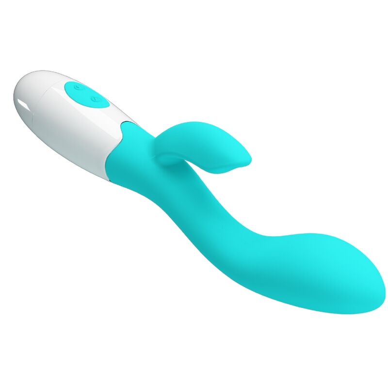 Aquagrüner leuchtender G-Punkt-Vibrator