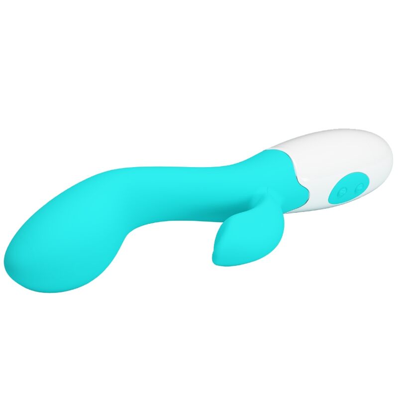 Aquagrüner leuchtender G-Punkt-Vibrator
