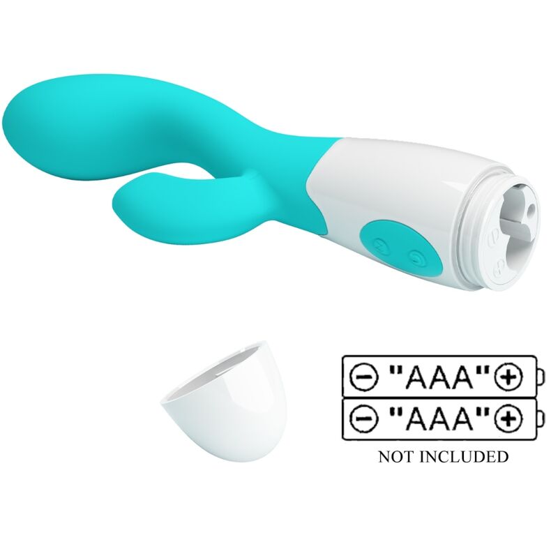 Aquagrüner leuchtender G-Punkt-Vibrator