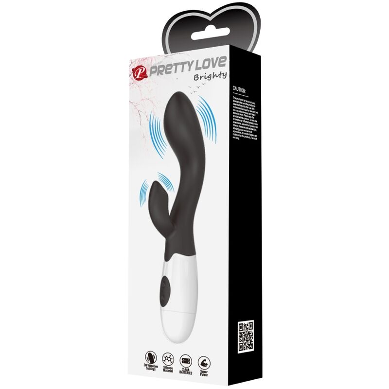 Leuchtend schwarzer G-Punkt-Vibrator