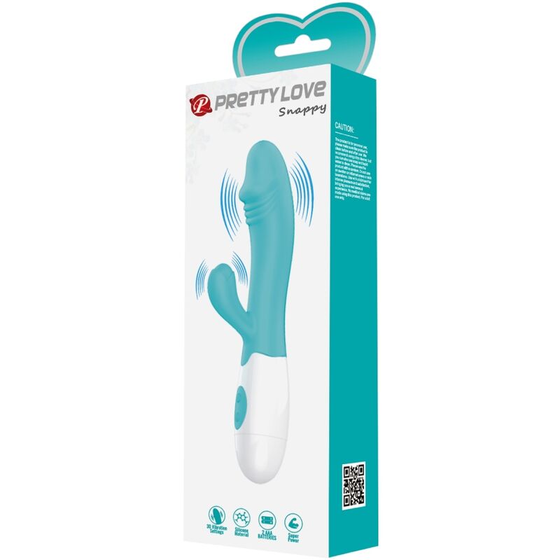 Aquagrüner, spritziger G-Punkt-Vibrator