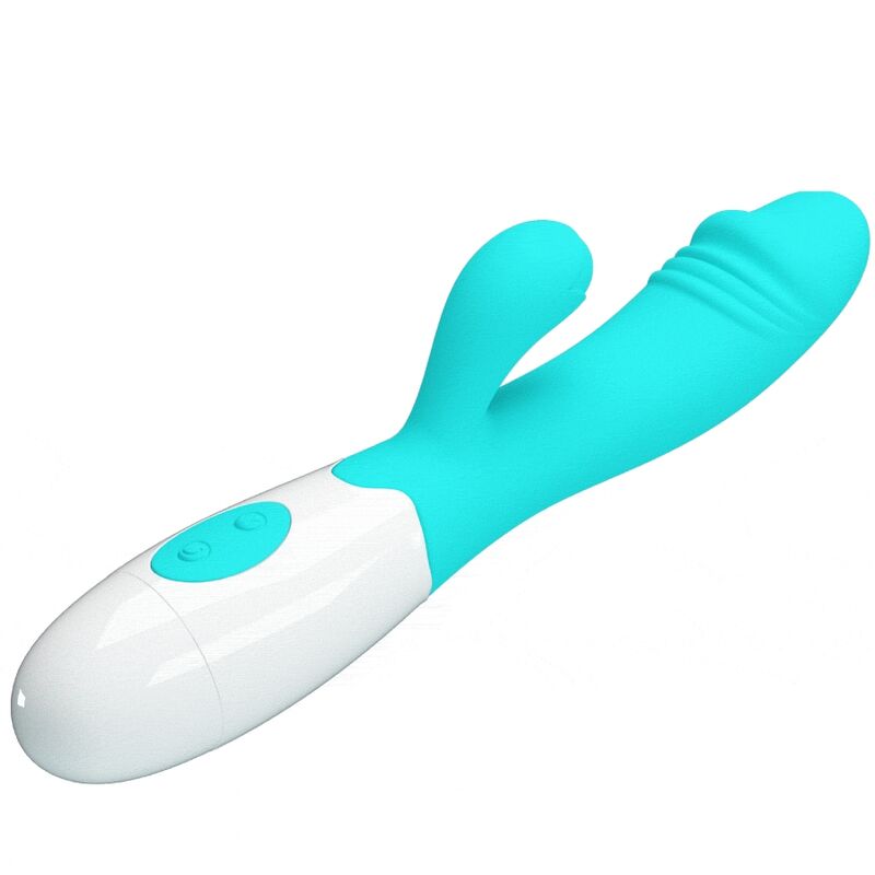 Aquagrüner, spritziger G-Punkt-Vibrator