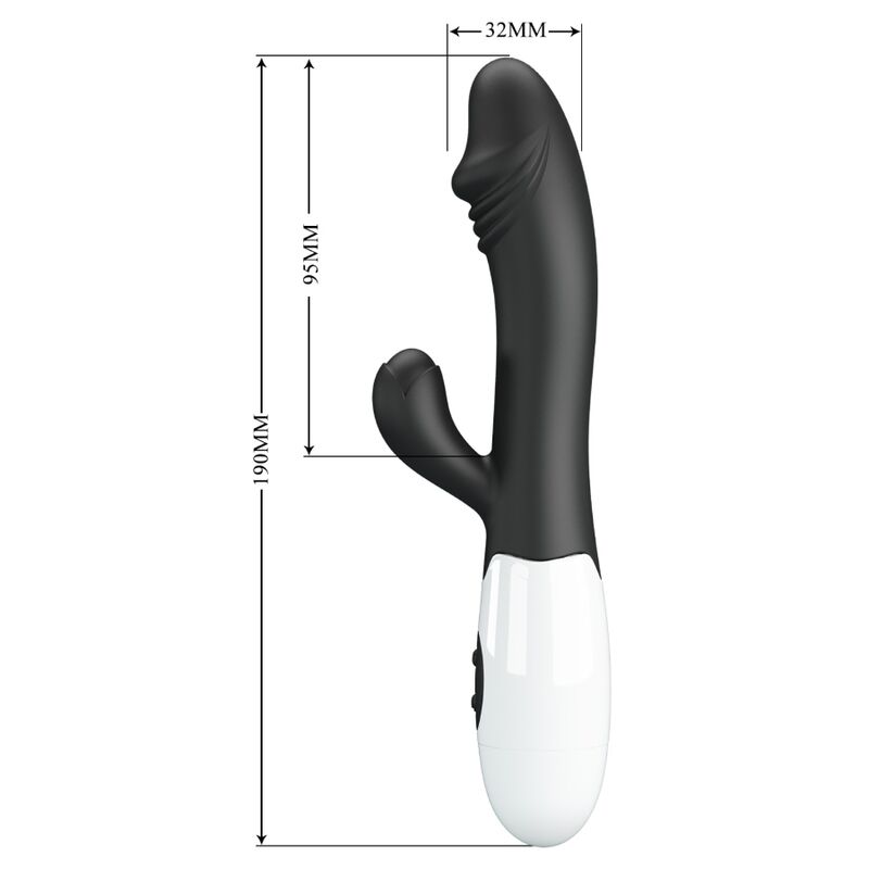 Snappy schwarzer G-Punkt-Vibrator