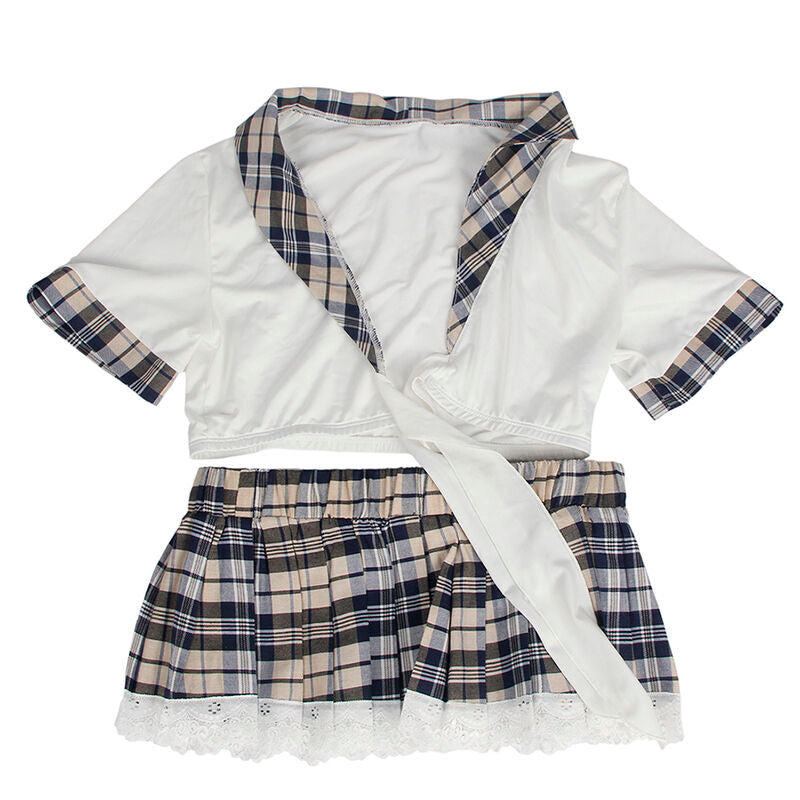 Sexy College-Kleid, Oberteil und Hose, S/M