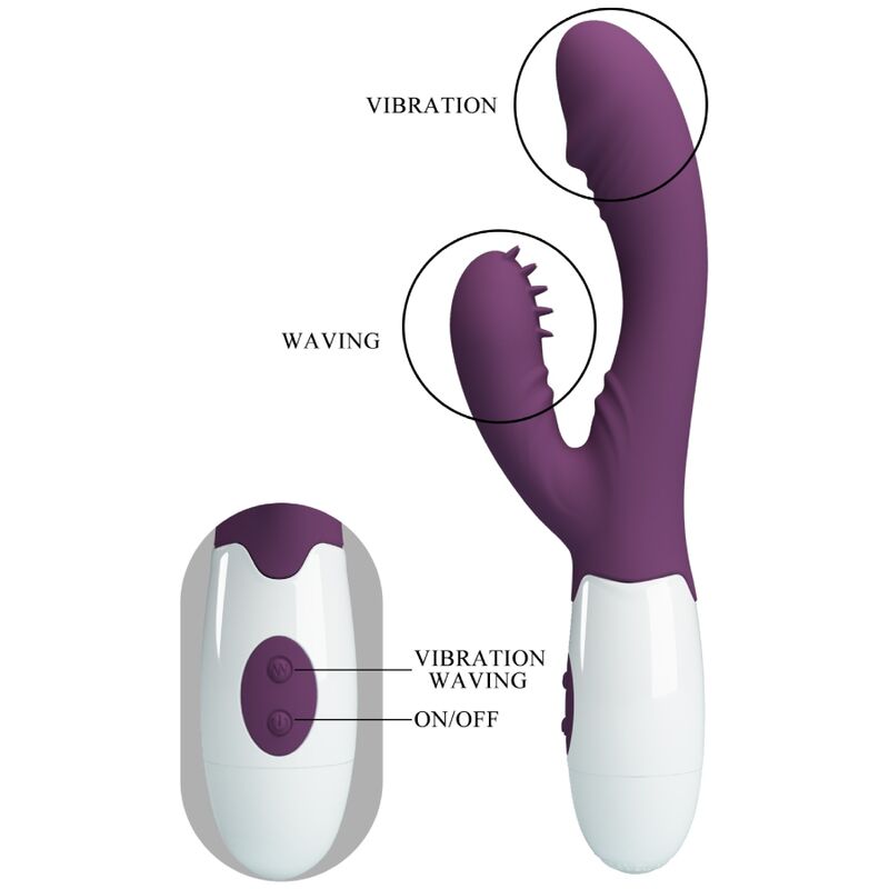 Andre Rabbit Vibrator &amp; G-Punkt Stimulator Lila