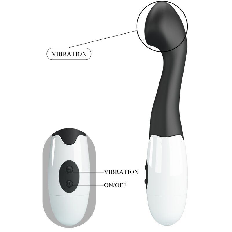 Charles G-Punkt-Vibrator 30 Modi schwarz