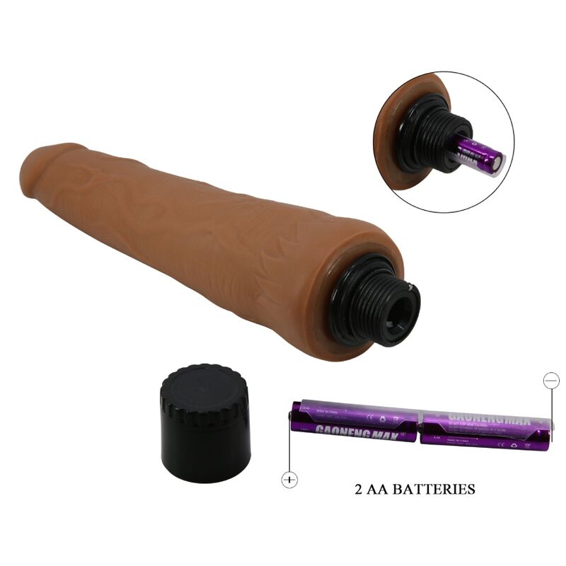 Alfredo realistischer Vibrator 21,5 cm -o- 4 cm