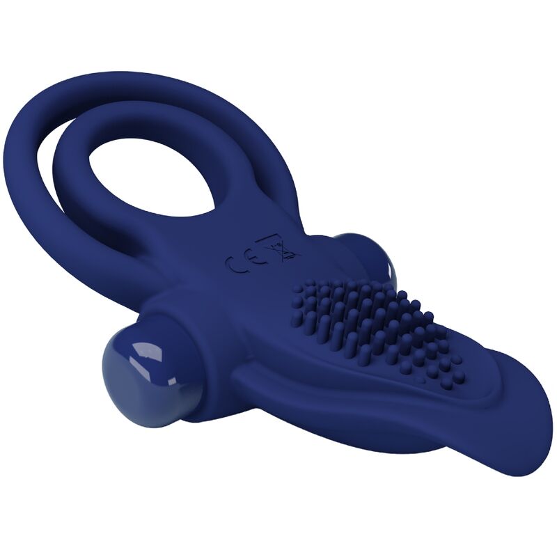 Bronson Doppelring mit blauer Vibration