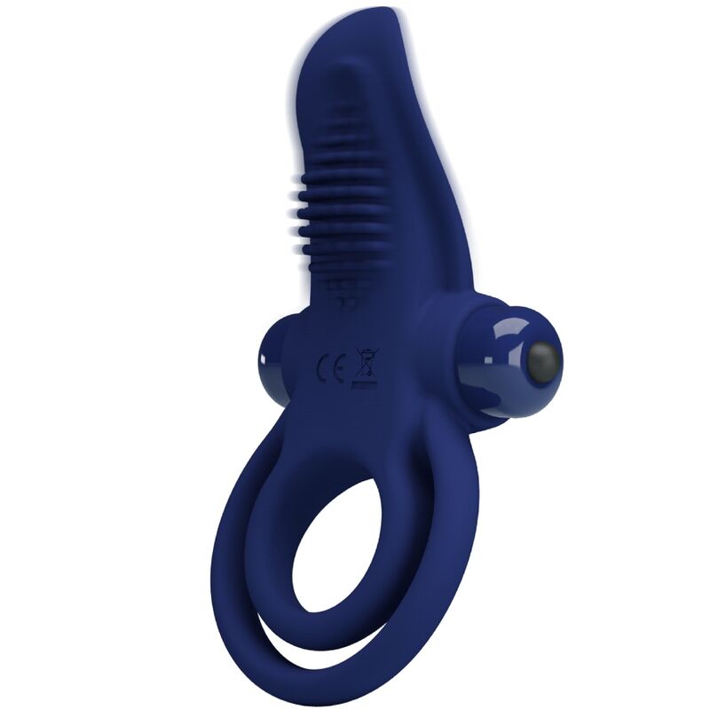 Bronson Doppelring mit blauer Vibration