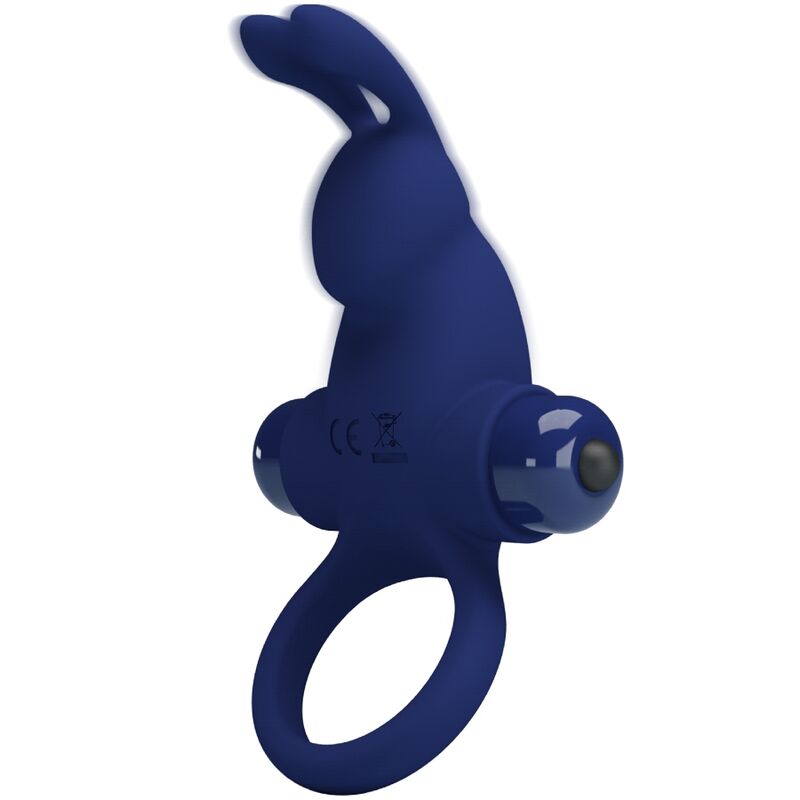 Jiro-Kaninchenring mit blauer Vibration