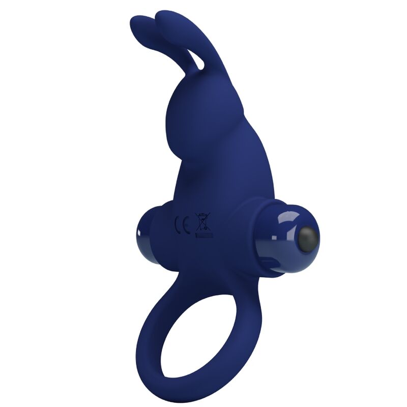 Jiro-Kaninchenring mit blauer Vibration