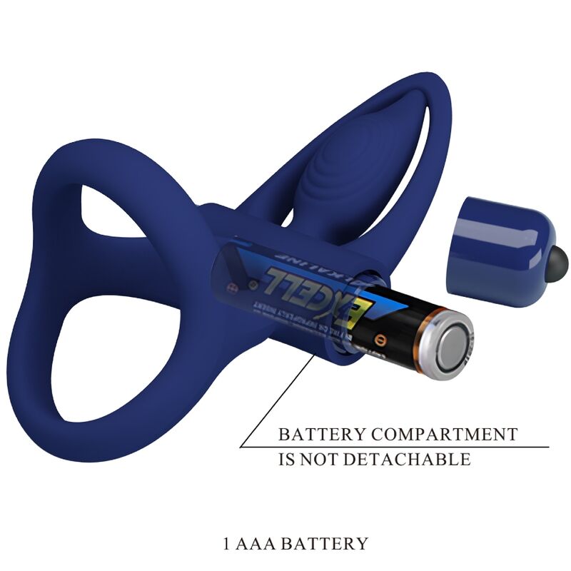 Doppelringmatte mit Vibration &amp; blauem Stimulator
