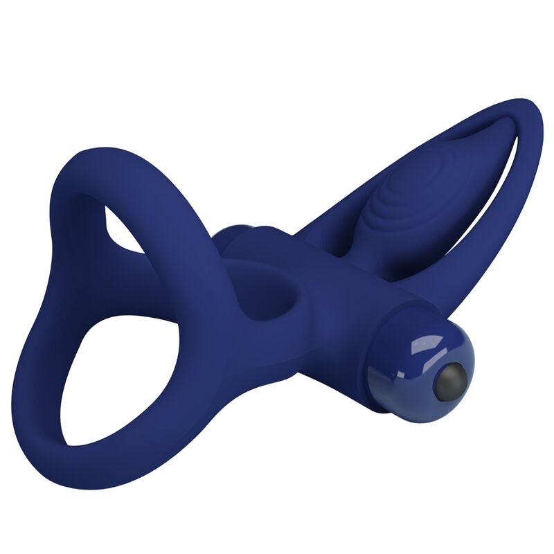 Doppelringmatte mit Vibration &amp; blauem Stimulator