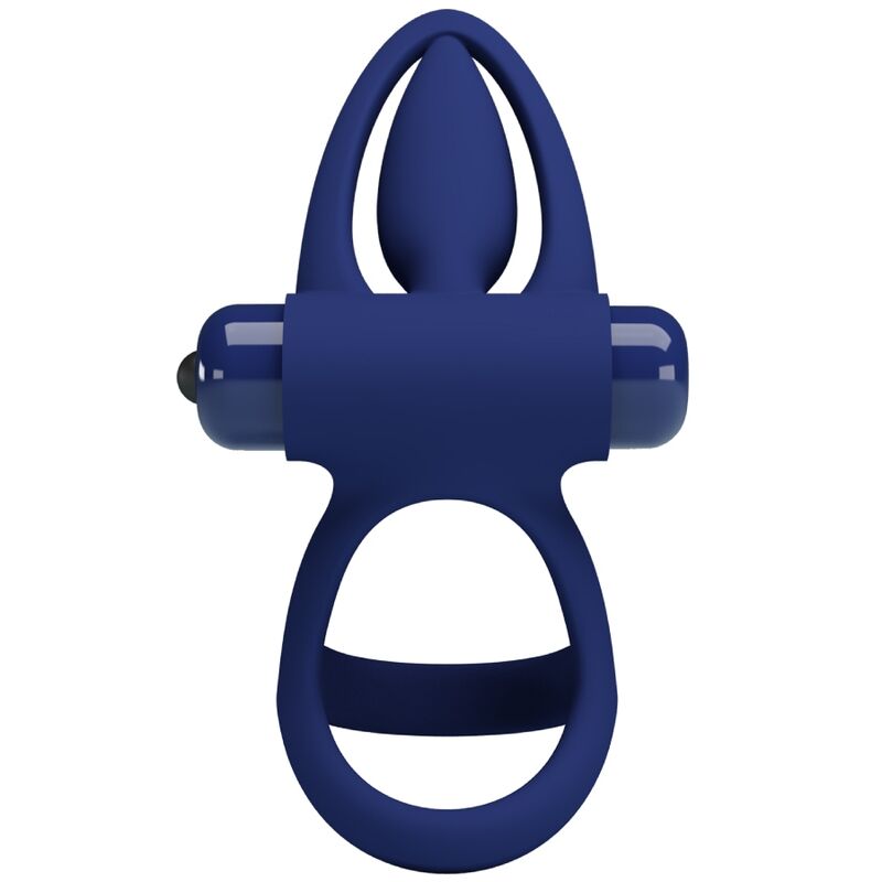Doppelringmatte mit Vibration &amp; blauem Stimulator