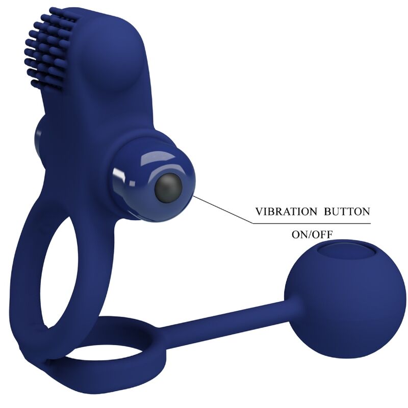 Remington Doppel-Vibrationsring mit blauem Plug