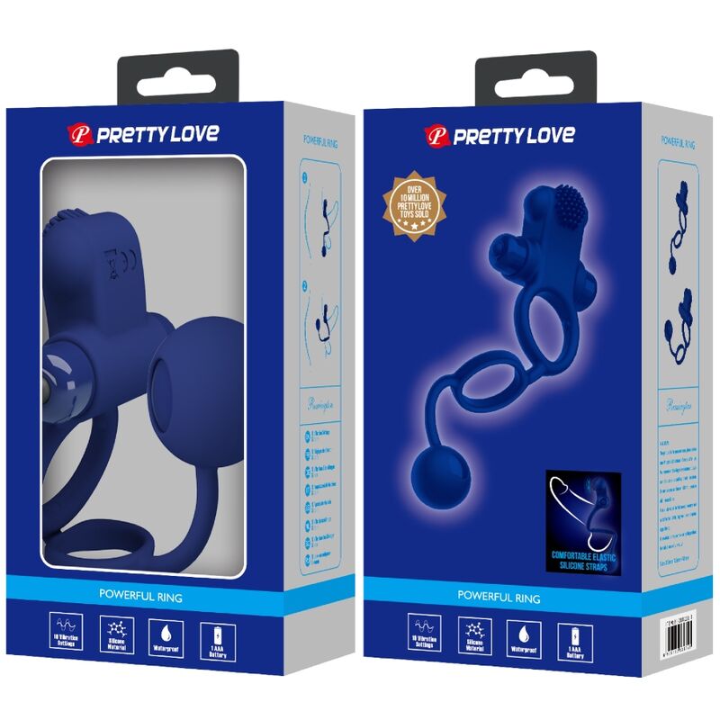Remington Doppel-Vibrationsring mit blauem Plug