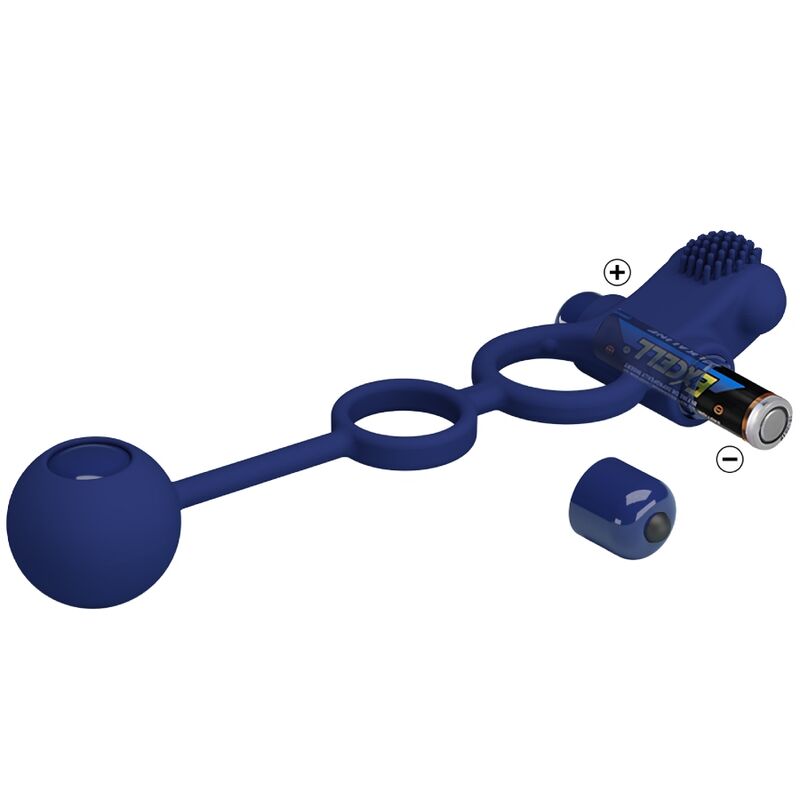 Remington Doppel-Vibrationsring mit blauem Plug