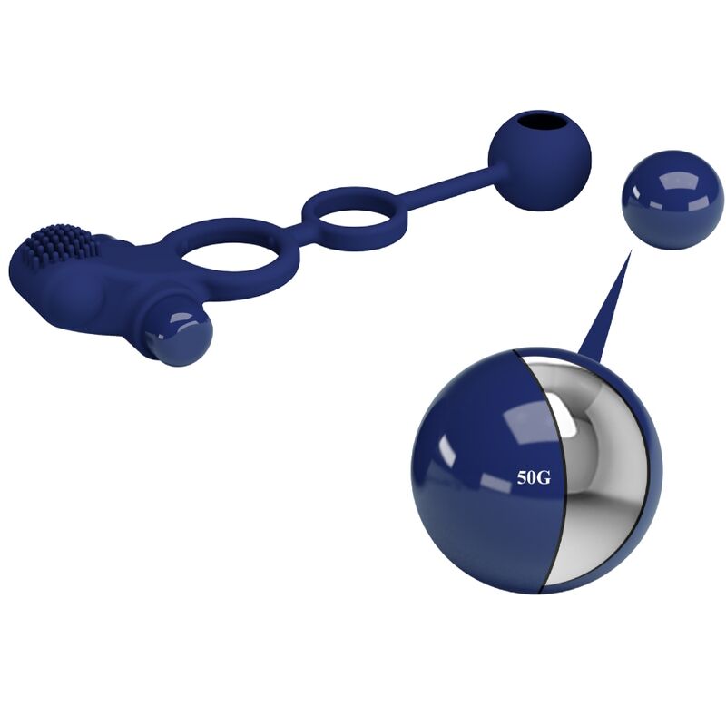 Remington Doppel-Vibrationsring mit blauem Plug