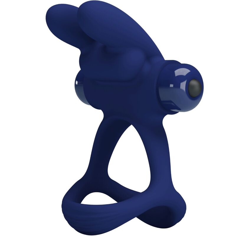 Francisco doppelt vibrierender Rabbit-Ring blau