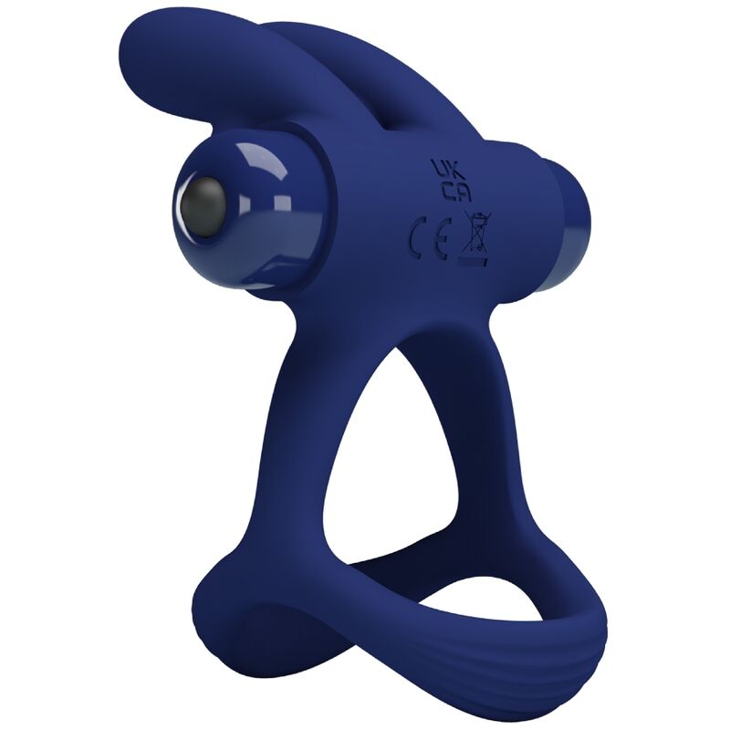 Francisco doppelt vibrierender Rabbit-Ring blau