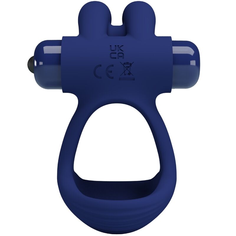 Francisco doppelt vibrierender Rabbit-Ring blau