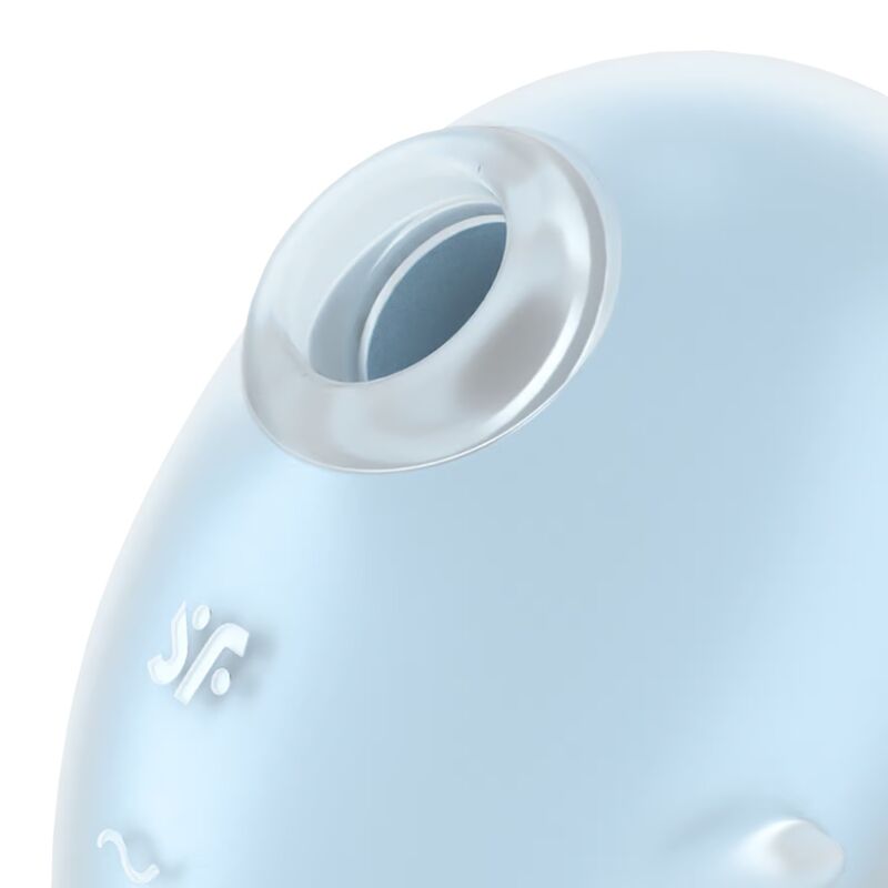 Cutie Ghost Vibrator Pose Hellblau