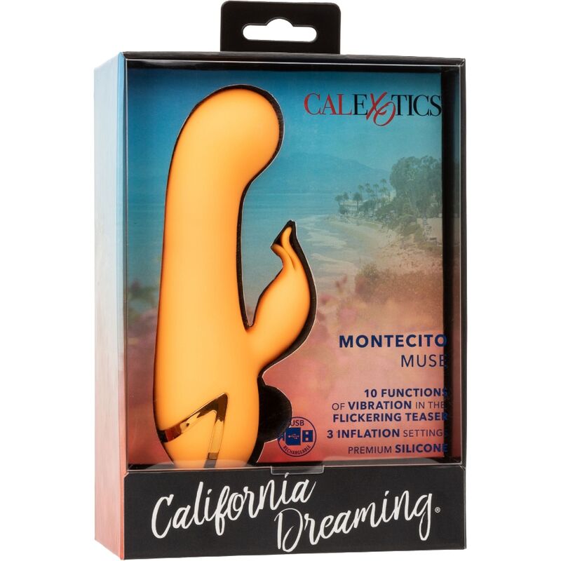 Montecito Muse Orange Rabbit Vibrator von California Dreaming