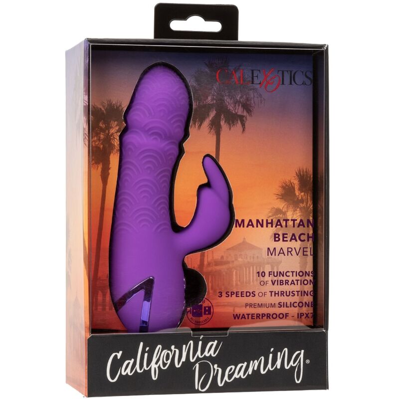 Manhattan Beach Marvel lila Rabbit Vibrator von California Dreaming