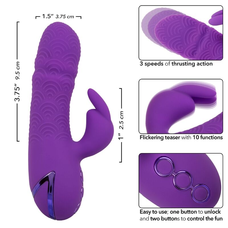 Manhattan Beach Marvel lila Rabbit Vibrator von California Dreaming