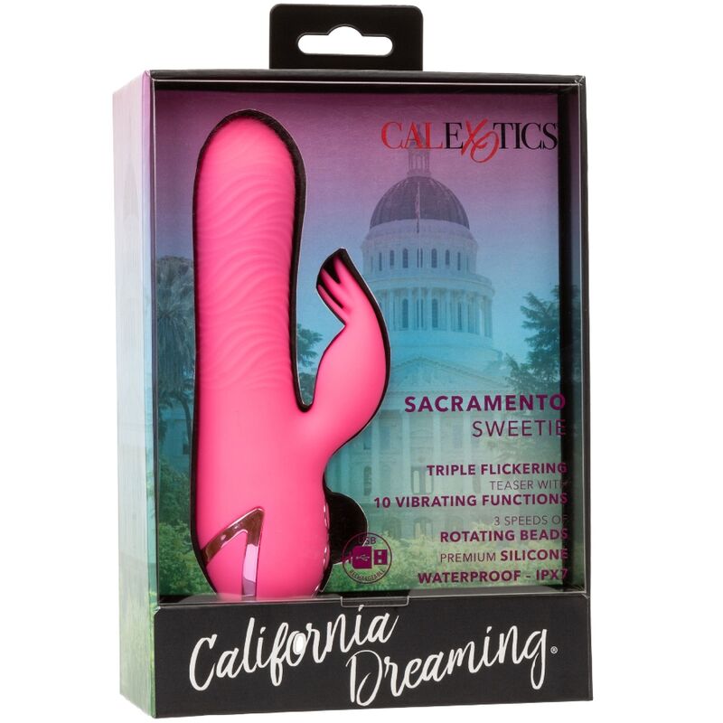 Sacramento Sweetie Pink Rabbit Vibrator von California Dreaming