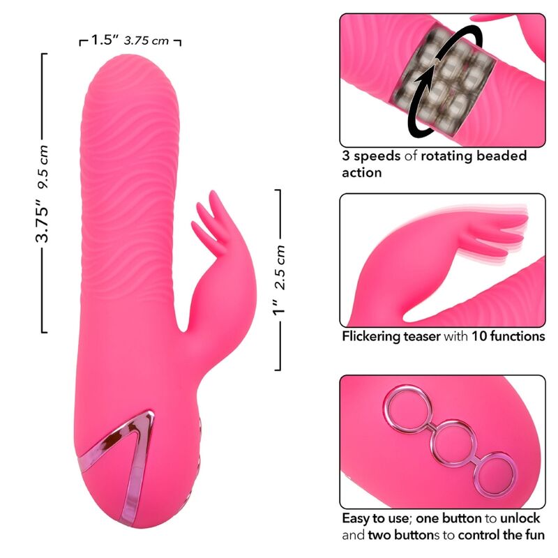 Sacramento Sweetie Pink Rabbit Vibrator von California Dreaming
