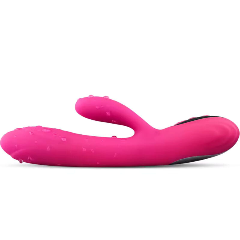 Flexibler Vibrator &amp; Stimulator mit fuchsiafarbenem Wärmeeffekt