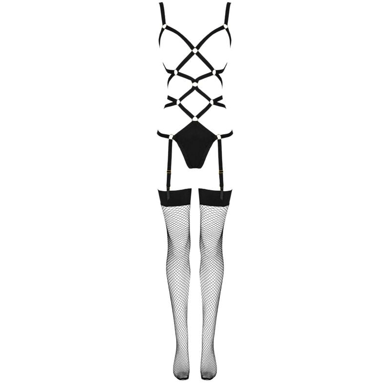 Thiara lc 20213 Set Body + Strumpfhose schwarz s/m