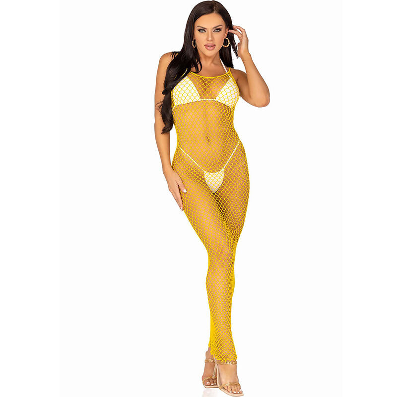 Langes, amarillo-großes, einzigartiges Kleid
