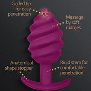 Gplug Twist 2 Analplug lila