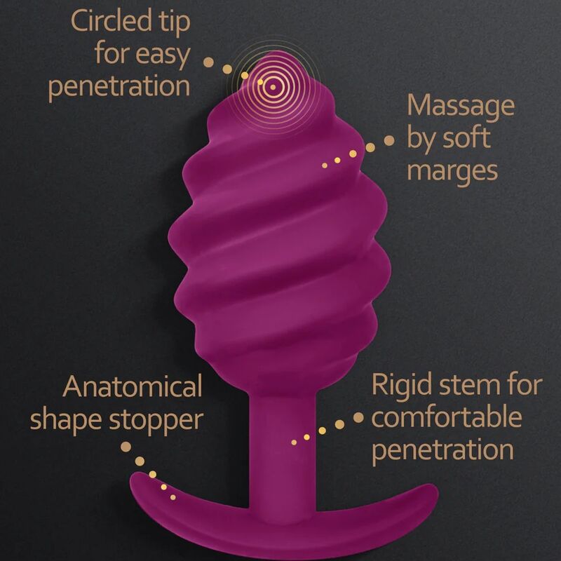 Gplug Twist 2 Analplug lila