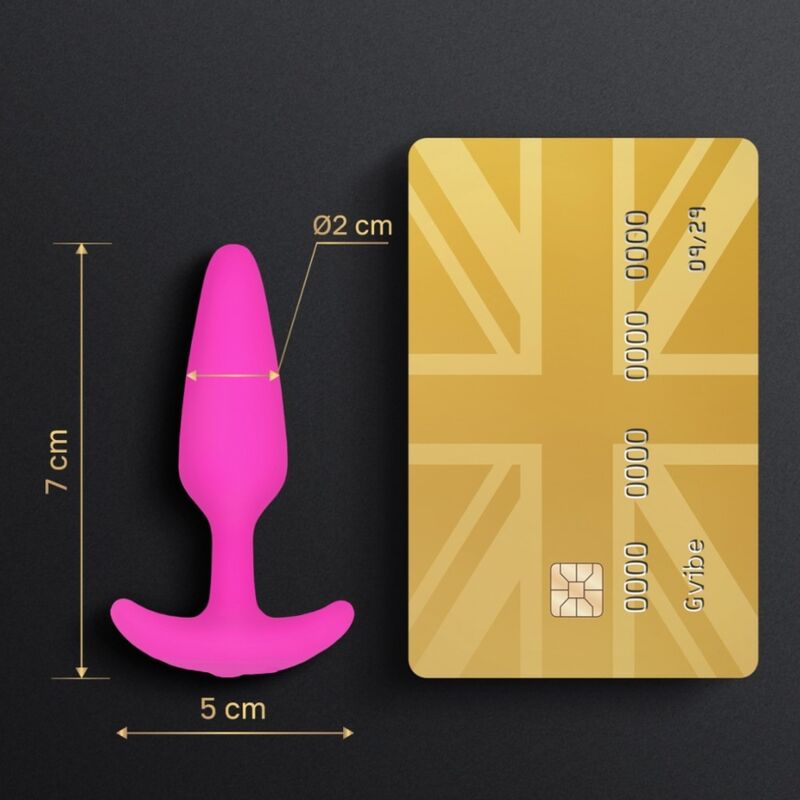 Gplug Analplug-Vibrator XS Fuchsie