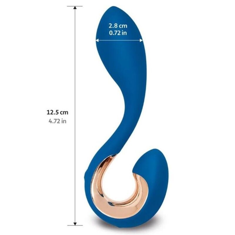 Gpop 2 G- und P-Vibrator indigoblauer Punkt