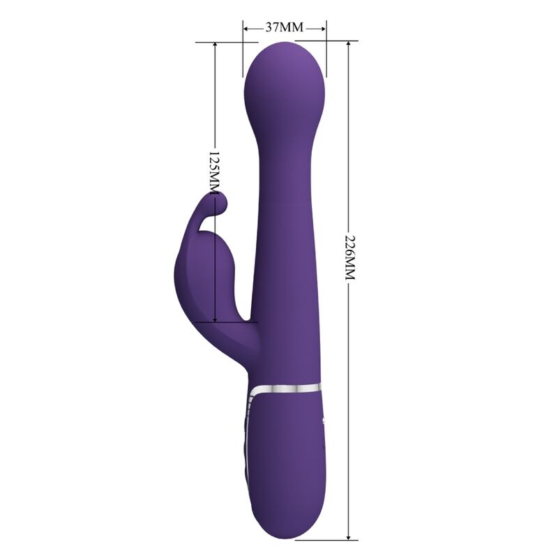 Dejon 3-in-1 Multifunktions-Rabbit-Vibrator lila
