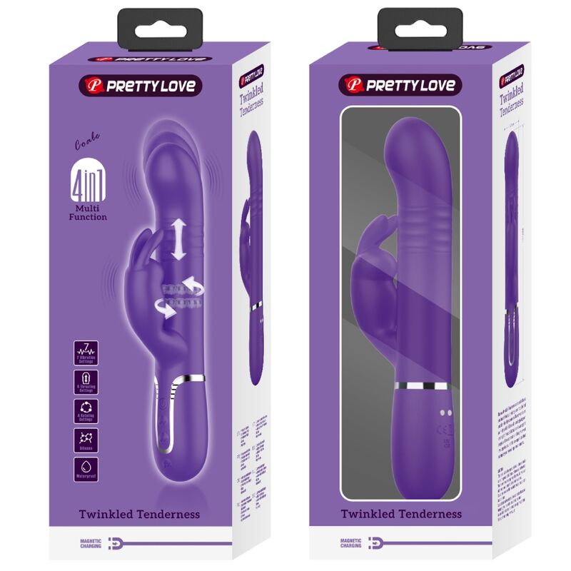 Coale 4-in-1 Rabbitvibrator lila